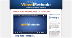 Desktop Screenshot of dewinstmethode.com