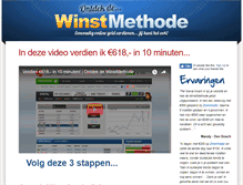 Tablet Screenshot of dewinstmethode.com